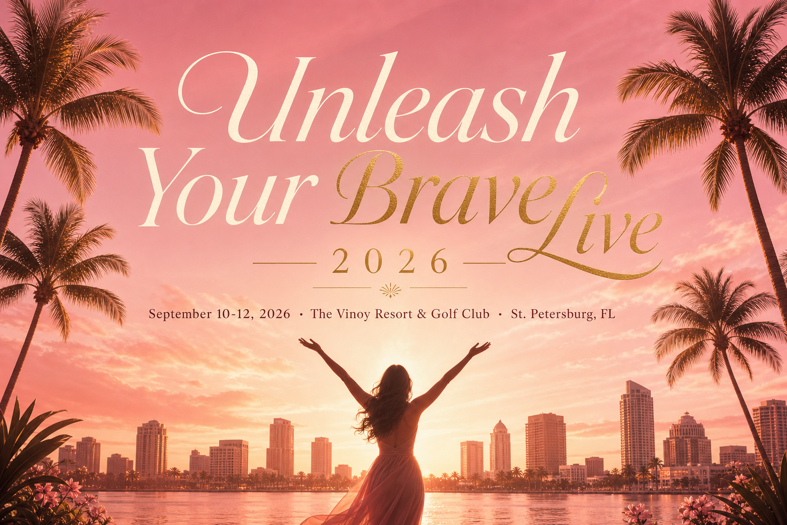 Unleash Your Brave Live 2026 — September 10–12, The Vinoy Resort & Golf Club, St. Petersburg, FL